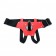 Красные трусики со штырьком для насадки - БДСМ Арсенал - купить с доставкой в Миассе